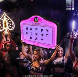 Happy Birthday Bar Light Marquee