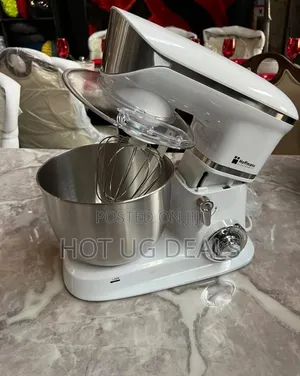 Hoffmans 6l Dough Hand Stand Mixer Food Processor 8088- White .