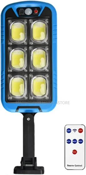 150w Wall Mounted Solar Sensor Light - Orange Blue