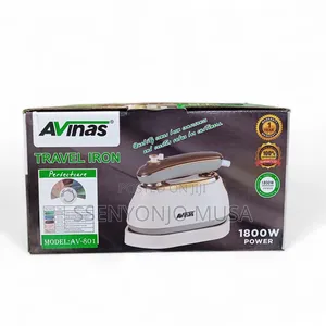 Avinas Av-801 Perfectcare 100% Travel Iron – 1800w Portable Steam Iron
