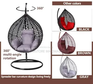 Egg Swing Chair Outdoor With Stand, Indoor Swing for Adults