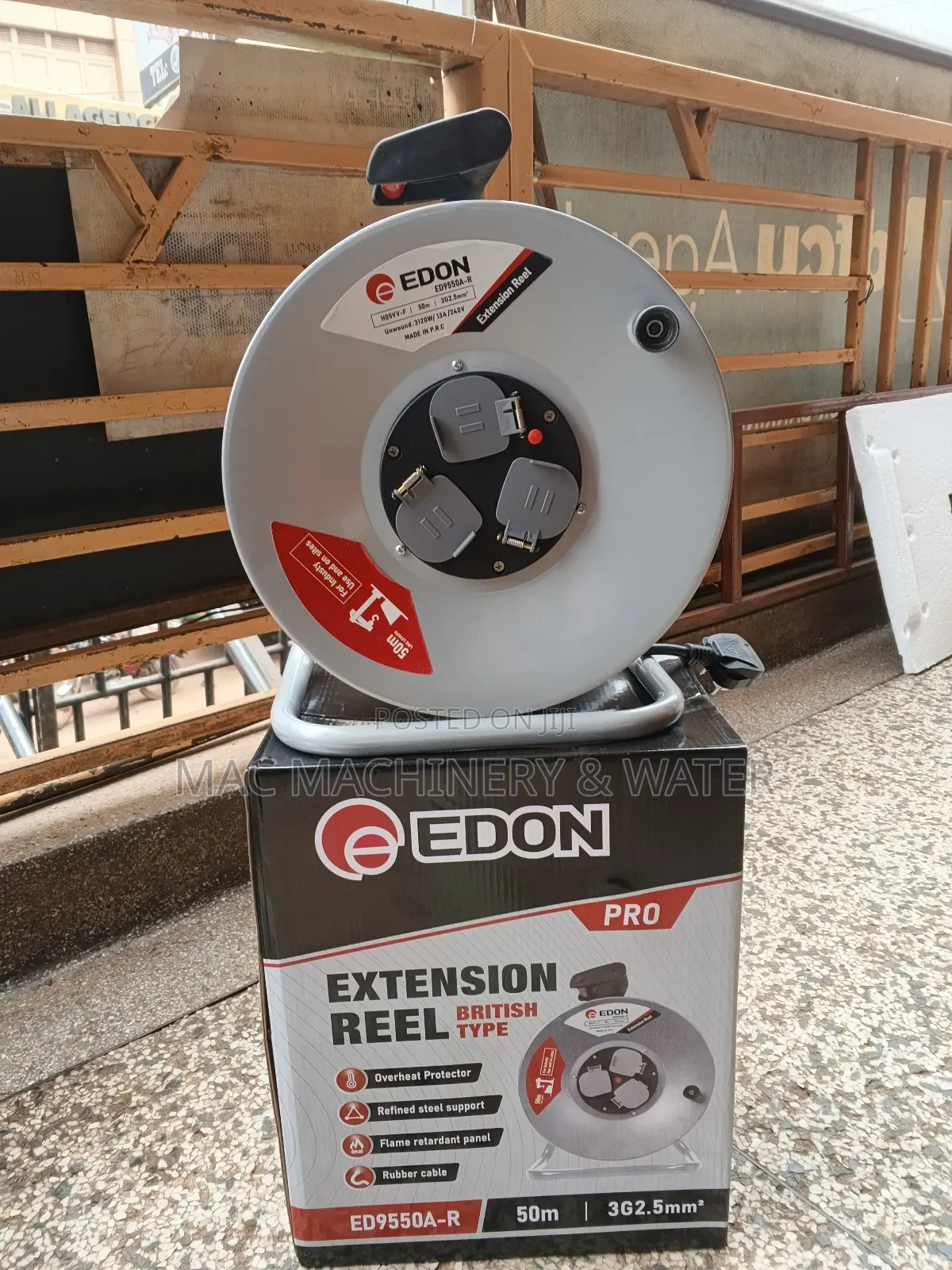Extension Cord Cable Reel 50 Metres
