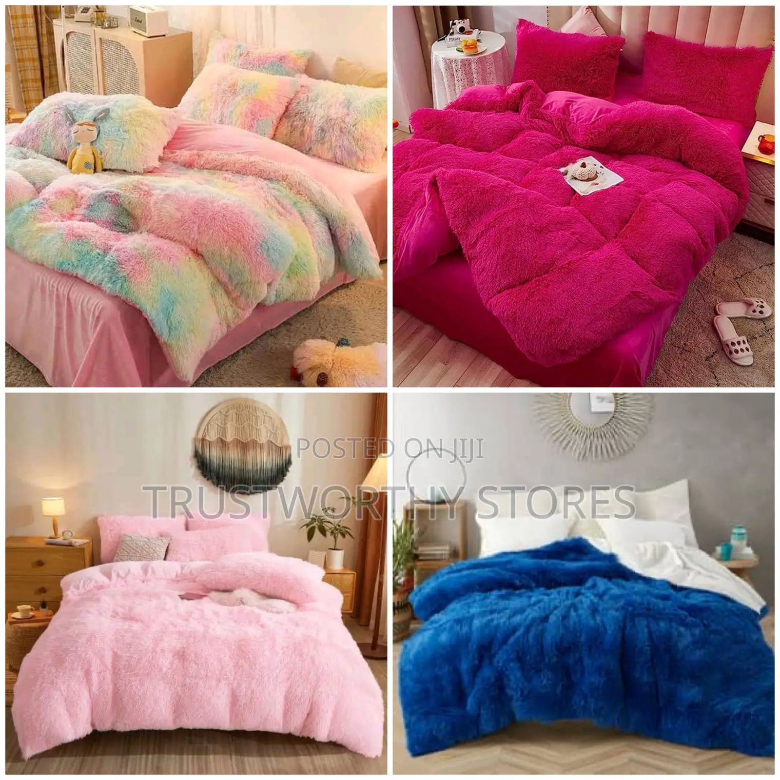 6piece Fluffy Duvets Inner White Wool 5by6 and 6by6