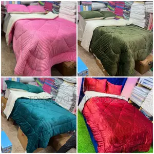 4piece Velvet Duvets, 2 Pillowcases and 1 Bedsheet