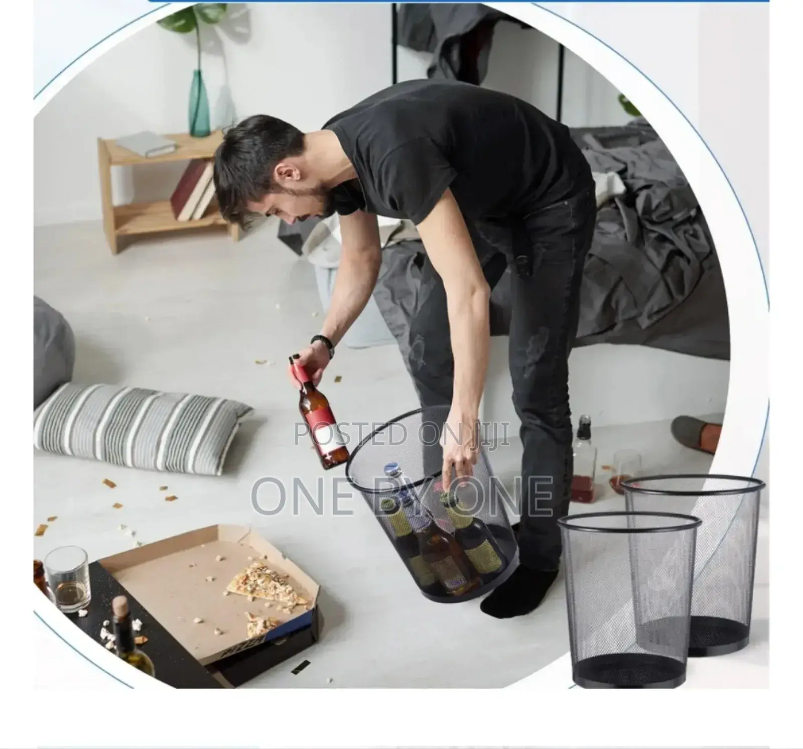 Mesh Metallic Waste Bins