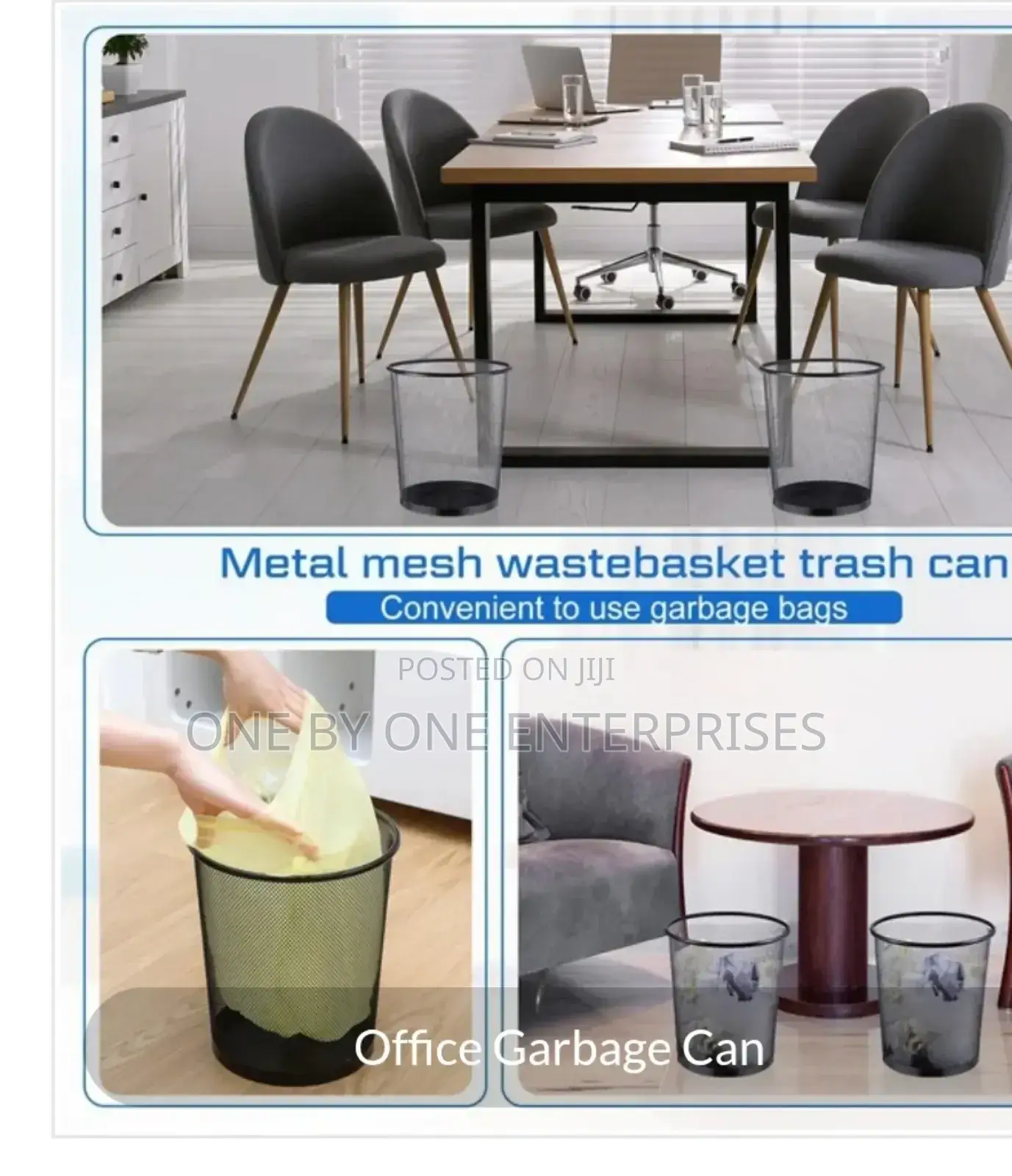 Mesh Metallic Waste Bins