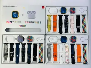 I20 Ultra 2 Max Suit 10-in-1 Smartwatch Set.