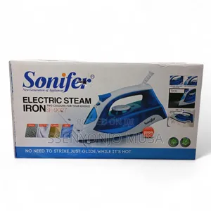 Sonifer Electric Steam Iron – 2000w Ceramic Soleplate, 250ml Tank