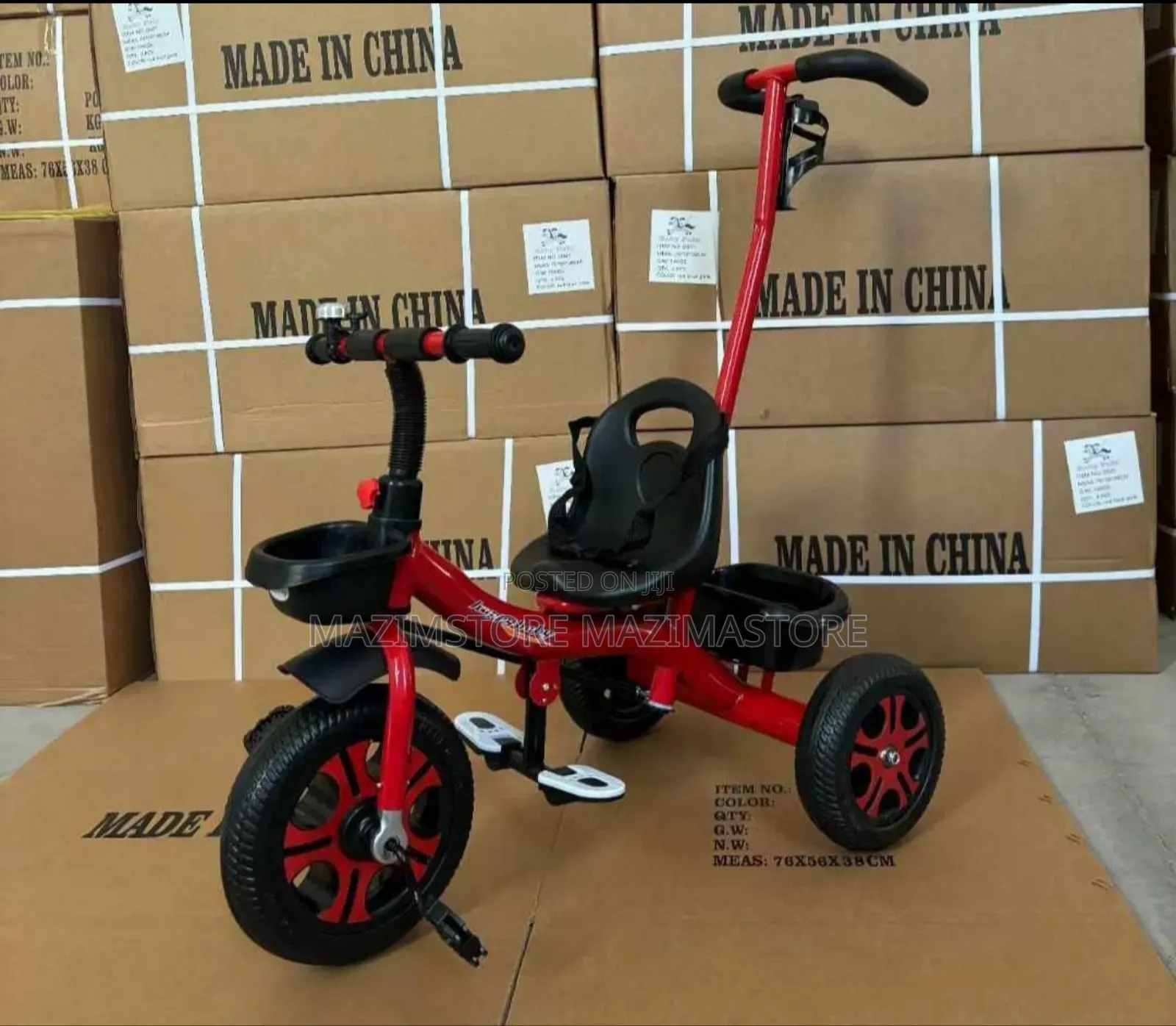 Children's Tricycle Push Handle