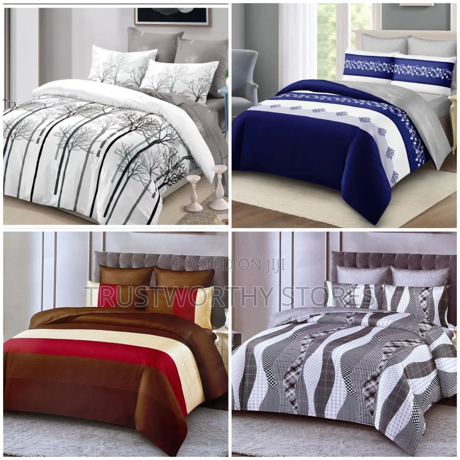 4piece Floral Cotton Duvet 6by6