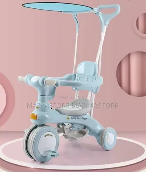 3 in 1 Kids Tricycle With Umbrella Pusher