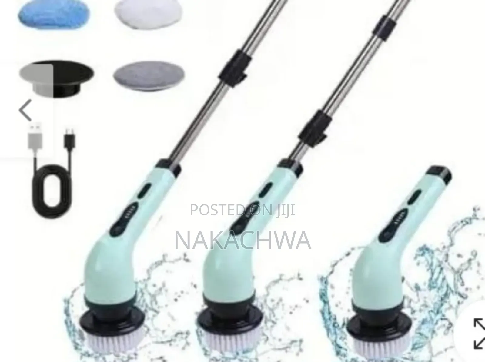 Its a Wireless Rotatable9 In1 Cleaning Brush