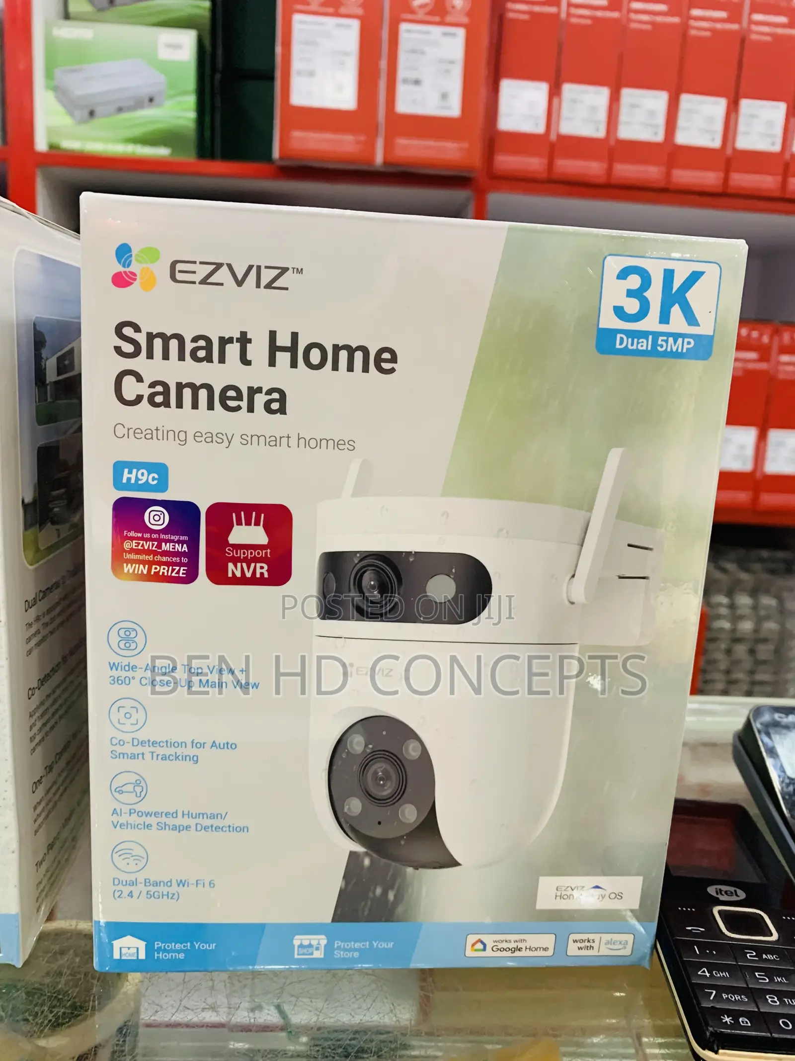Ezivz Cctv Camera Daul Lense (5mp+5mp)