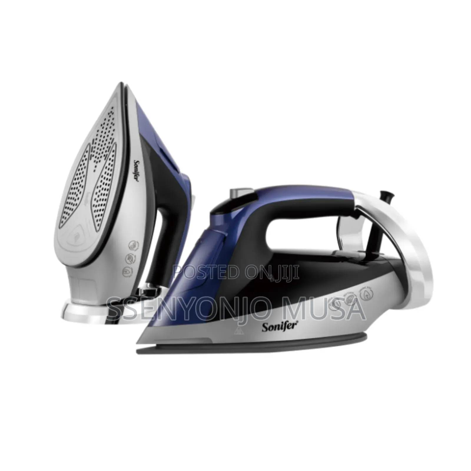 Sonifer 2600w Electric Steam Iron – Ceramic Soleplate, Anti-Drip