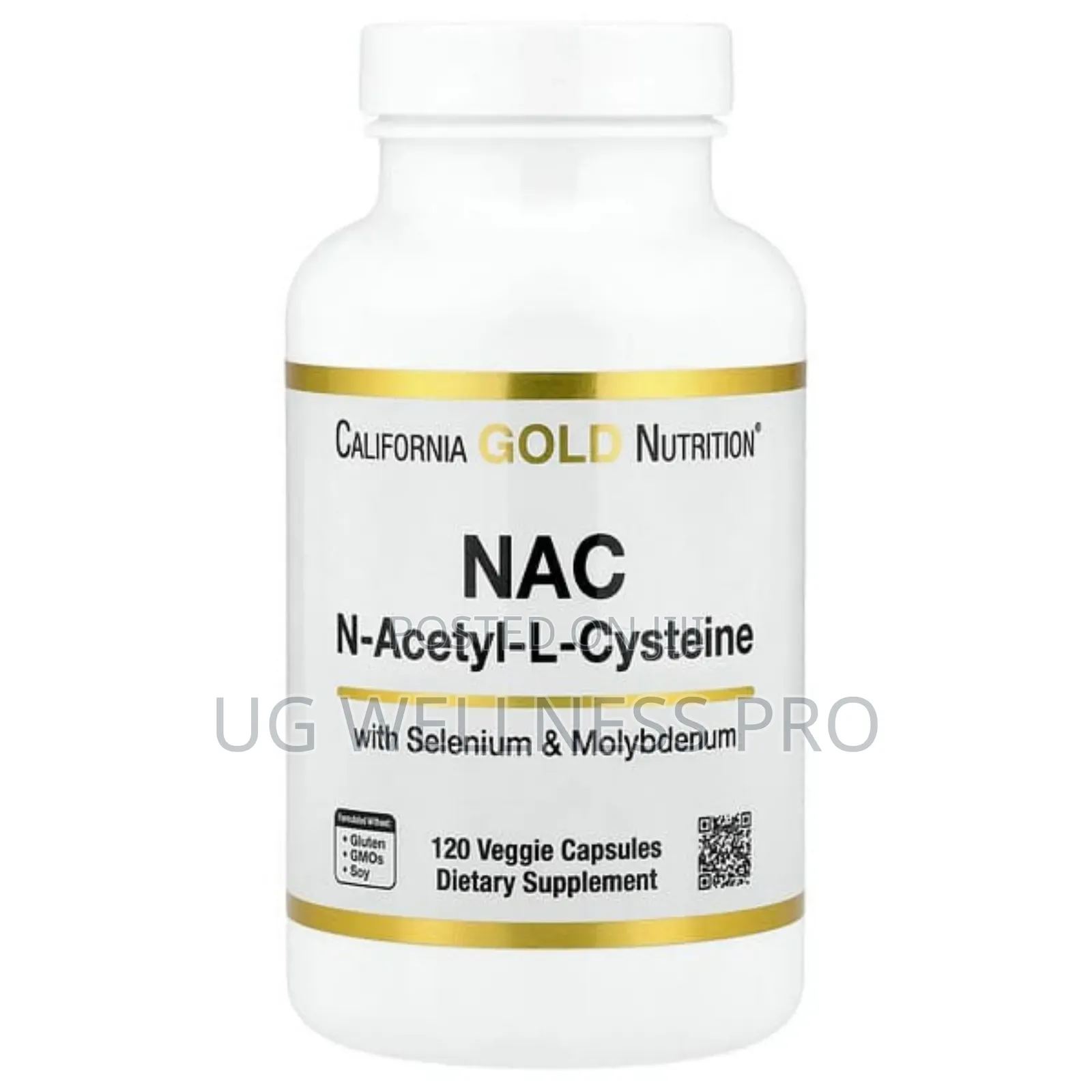Nac N-Acetyl L-Cysteine 600mg 120 Veg Caps