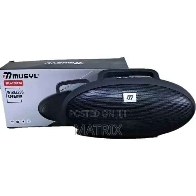 Musyl 136 Portable Bluetooth Speaker With Dynamic Bass