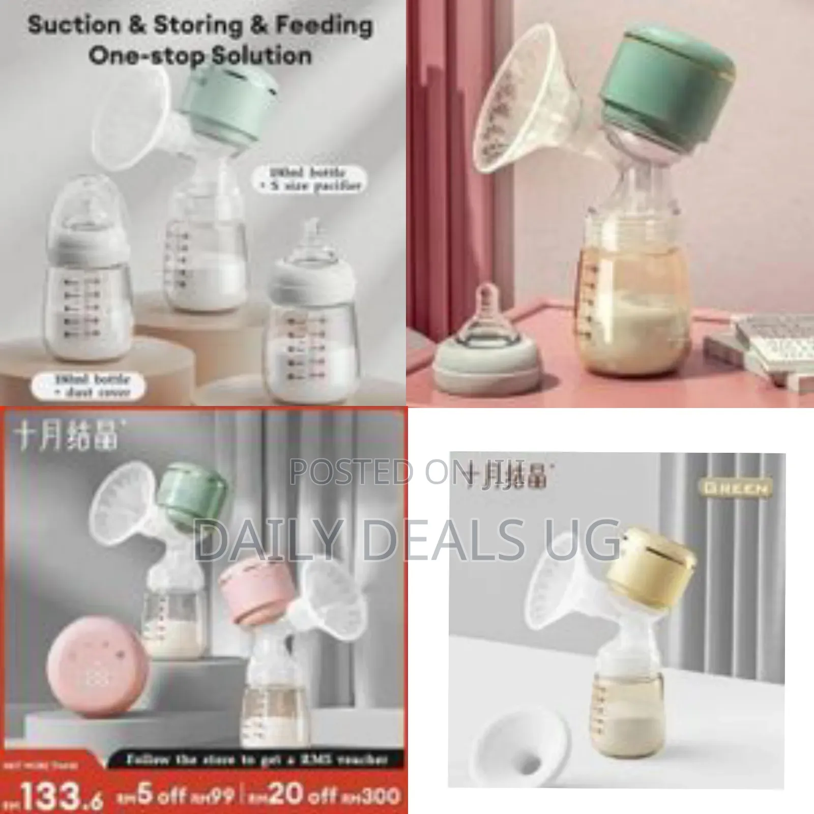 Electric Breast Milk Extractor Pumps
