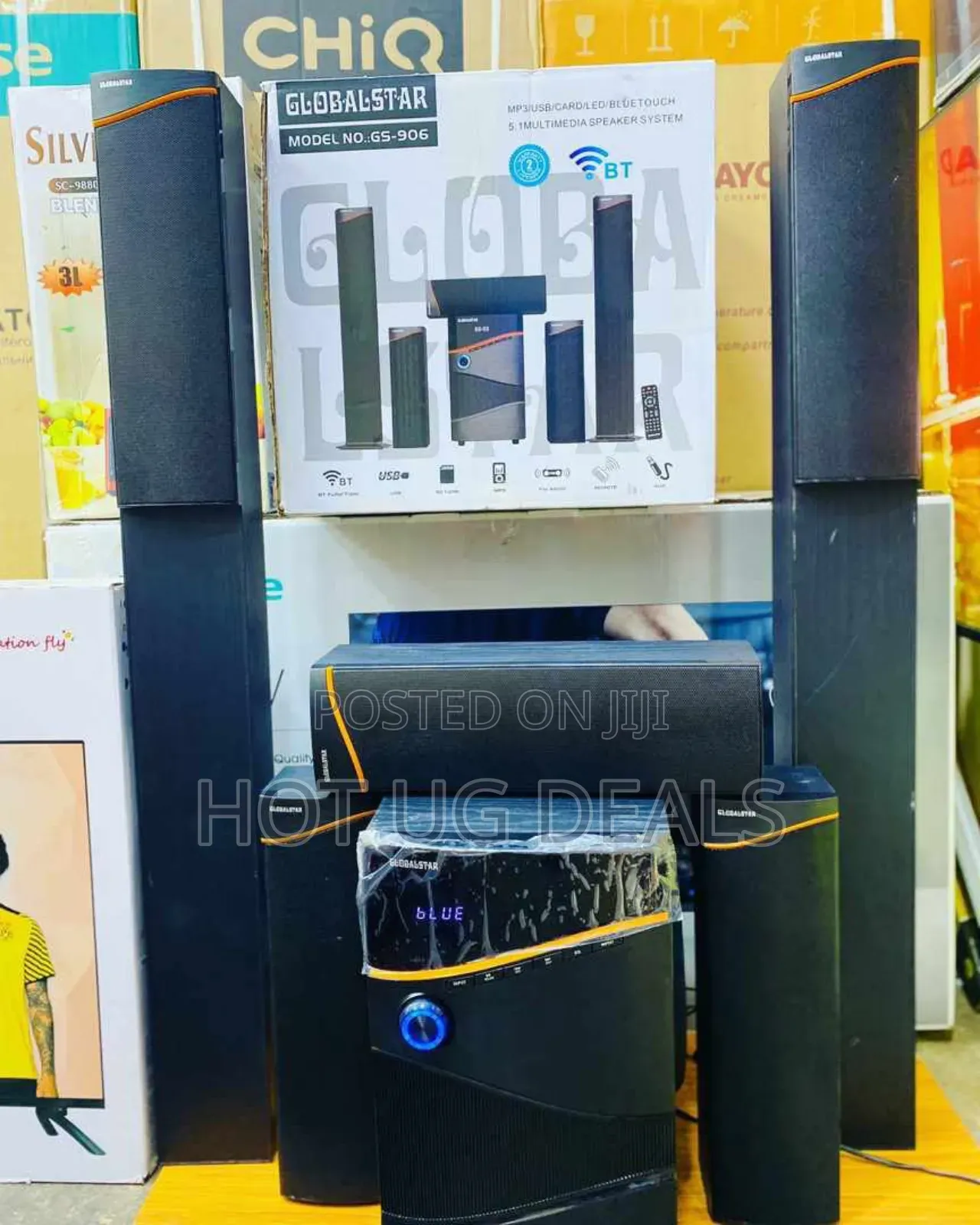 Global Star Bluetooth Speaker Home Theater System Gs-906 5.1
