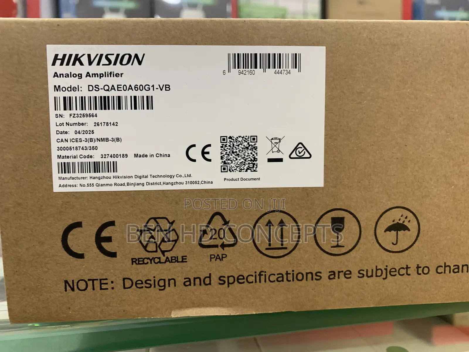 Analog Amplifier 60w Hikvision