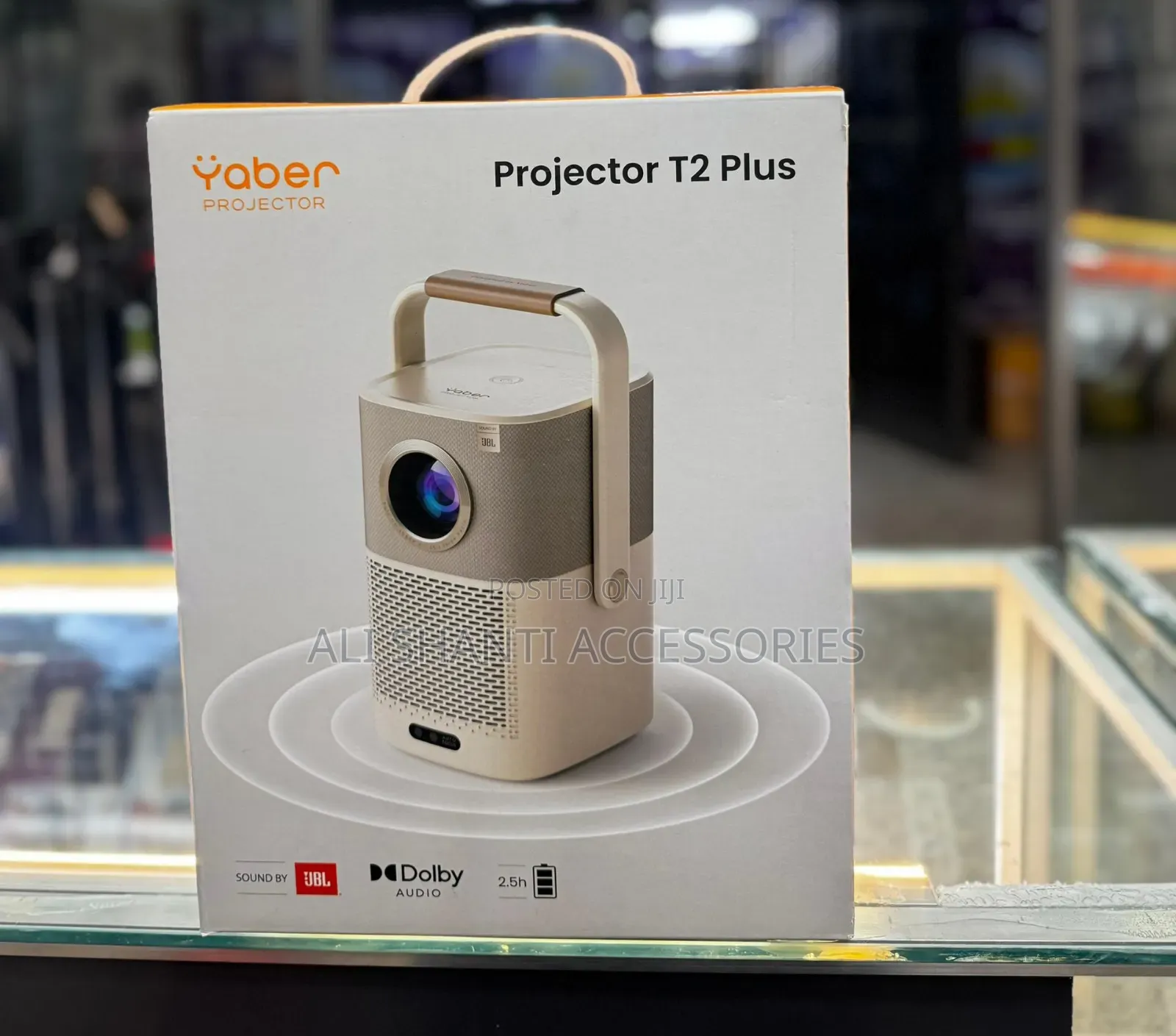 Yaber T2 Outdoor Projector With Wifi 6 and Bluetooth, Native 1080p