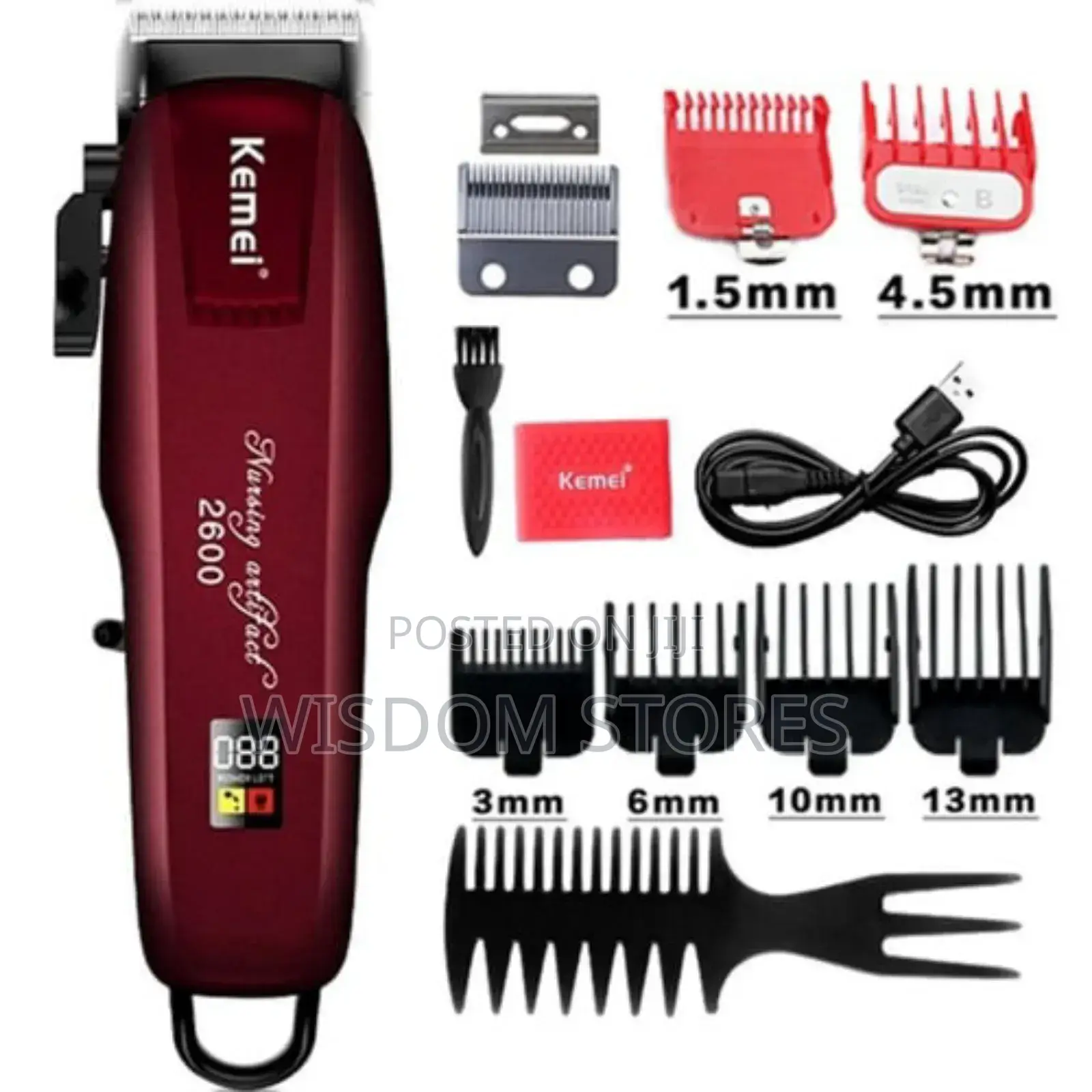 Km-Pg2600 Adjustable Hair Clipper