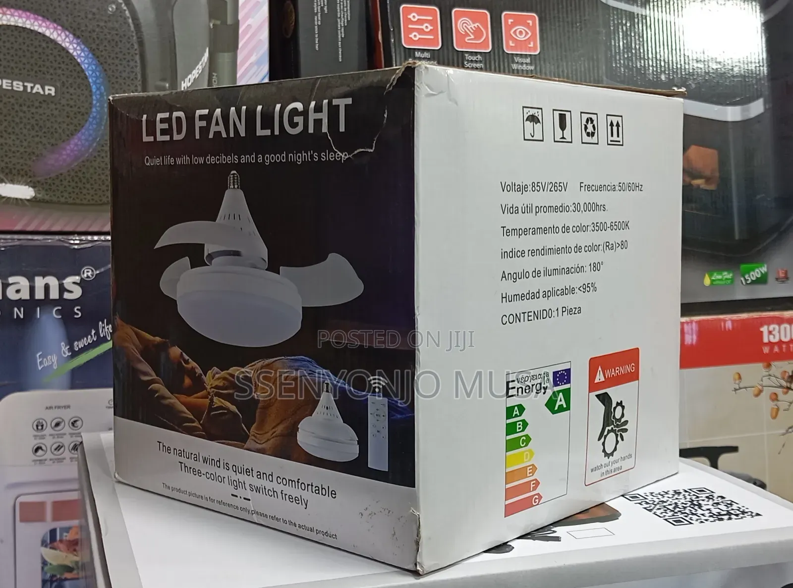 Invisible Led Ceiling Fan Light – Modern Fan Lamp With Remote Control