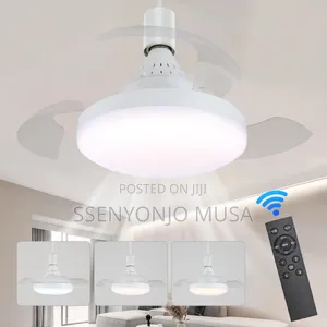 Invisible Led Ceiling Fan Light – Modern Fan Lamp With Remote Control