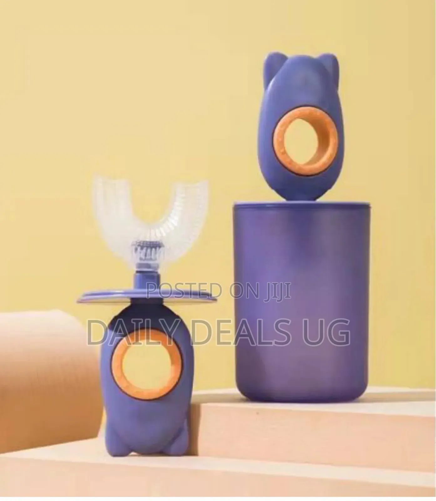 Children's U-Shaped Toothbrush - Purple