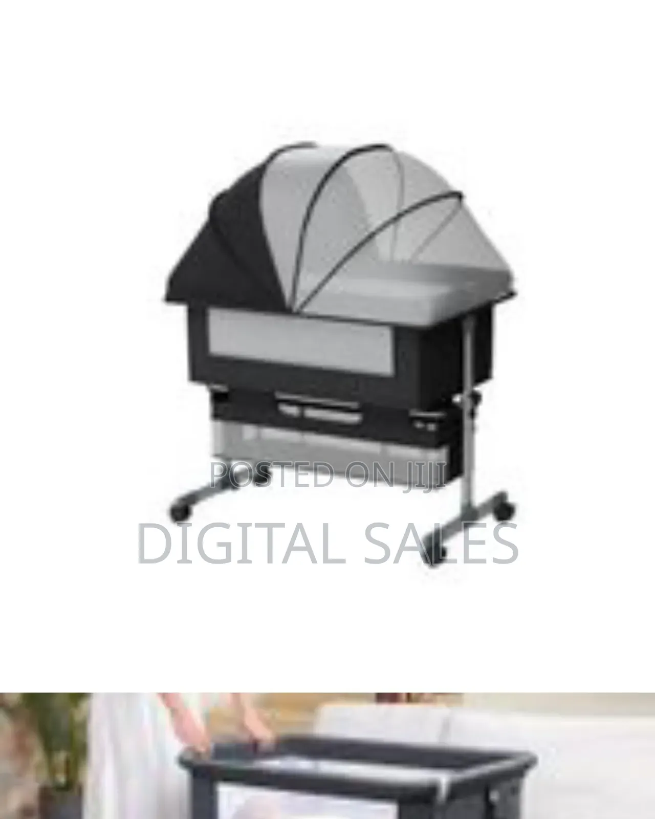 Baby Bassinet Bedside Sleeper Baby Crib, Portable Bassinet