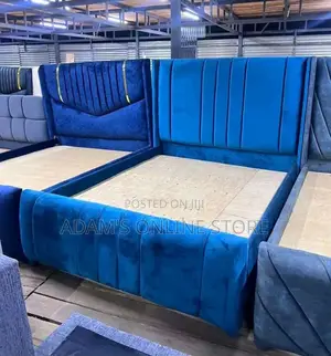Bed 5/6 Size in Color Blue