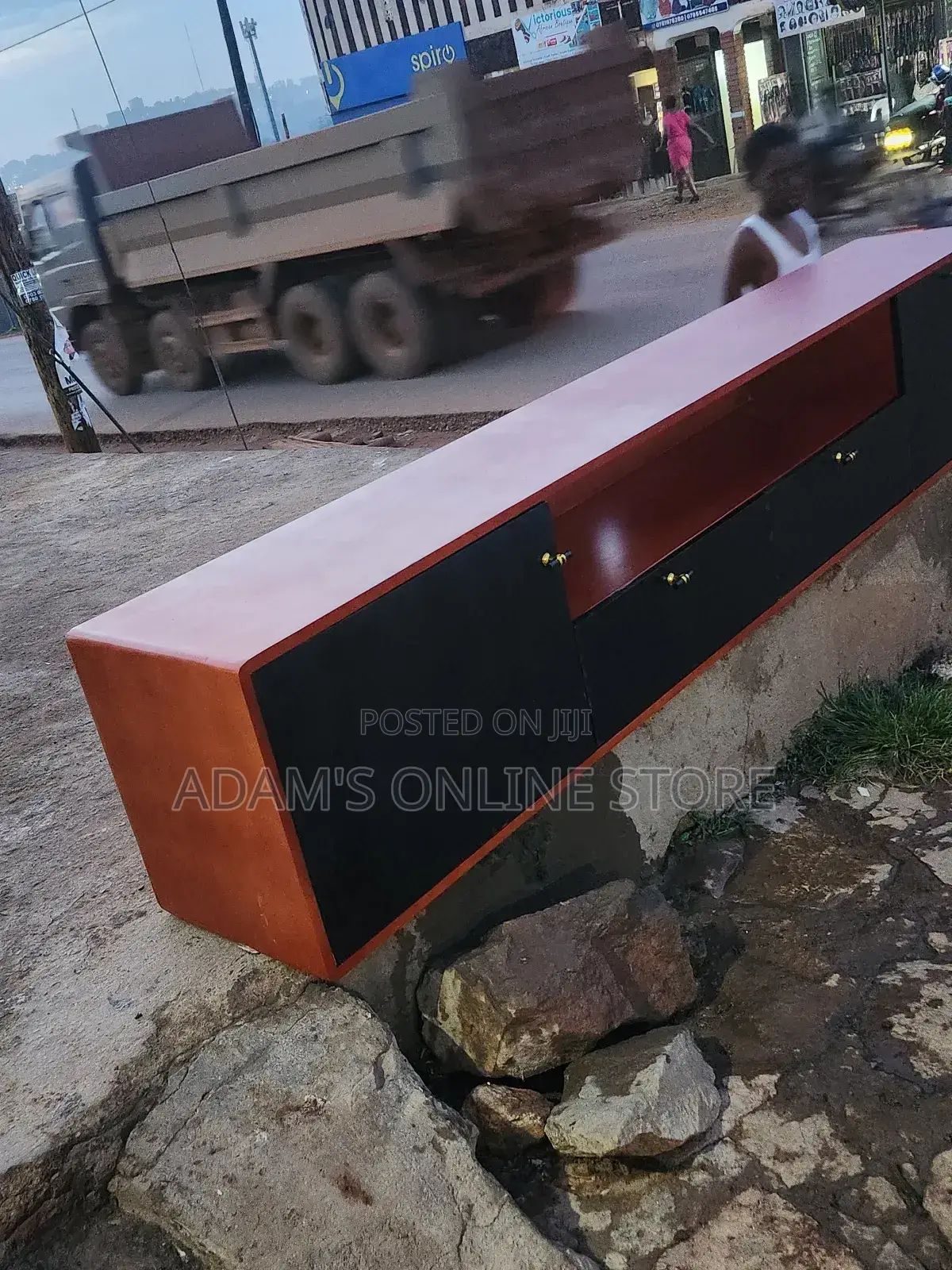 Mohugan Tv Stand Unit and Black Color