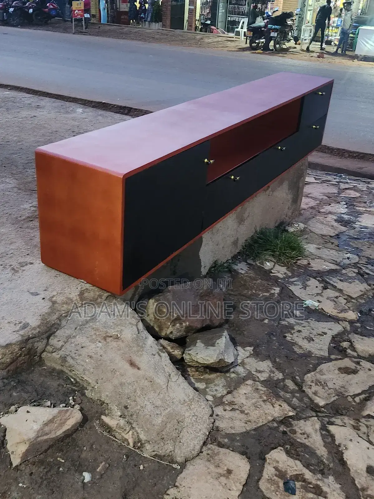Mohugan Tv Stand Unit and Black Color