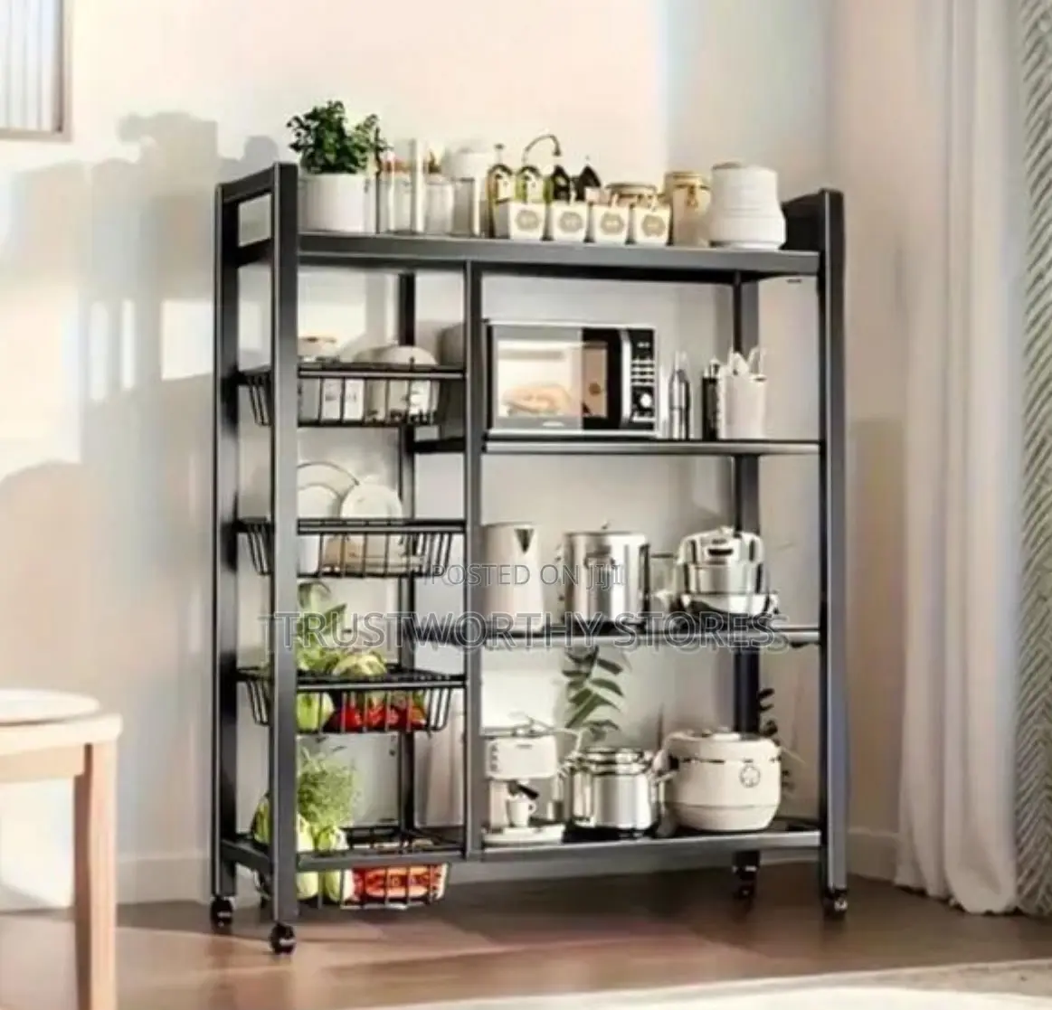 4-tier Metal Kitchen Organizer