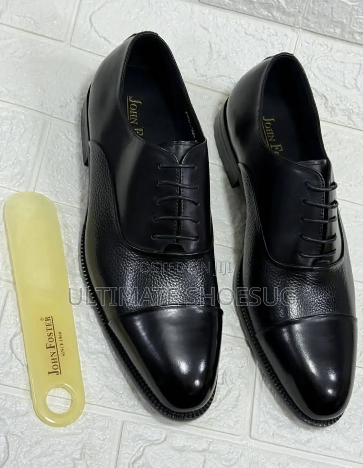 Johnn Foster Black Oxfords