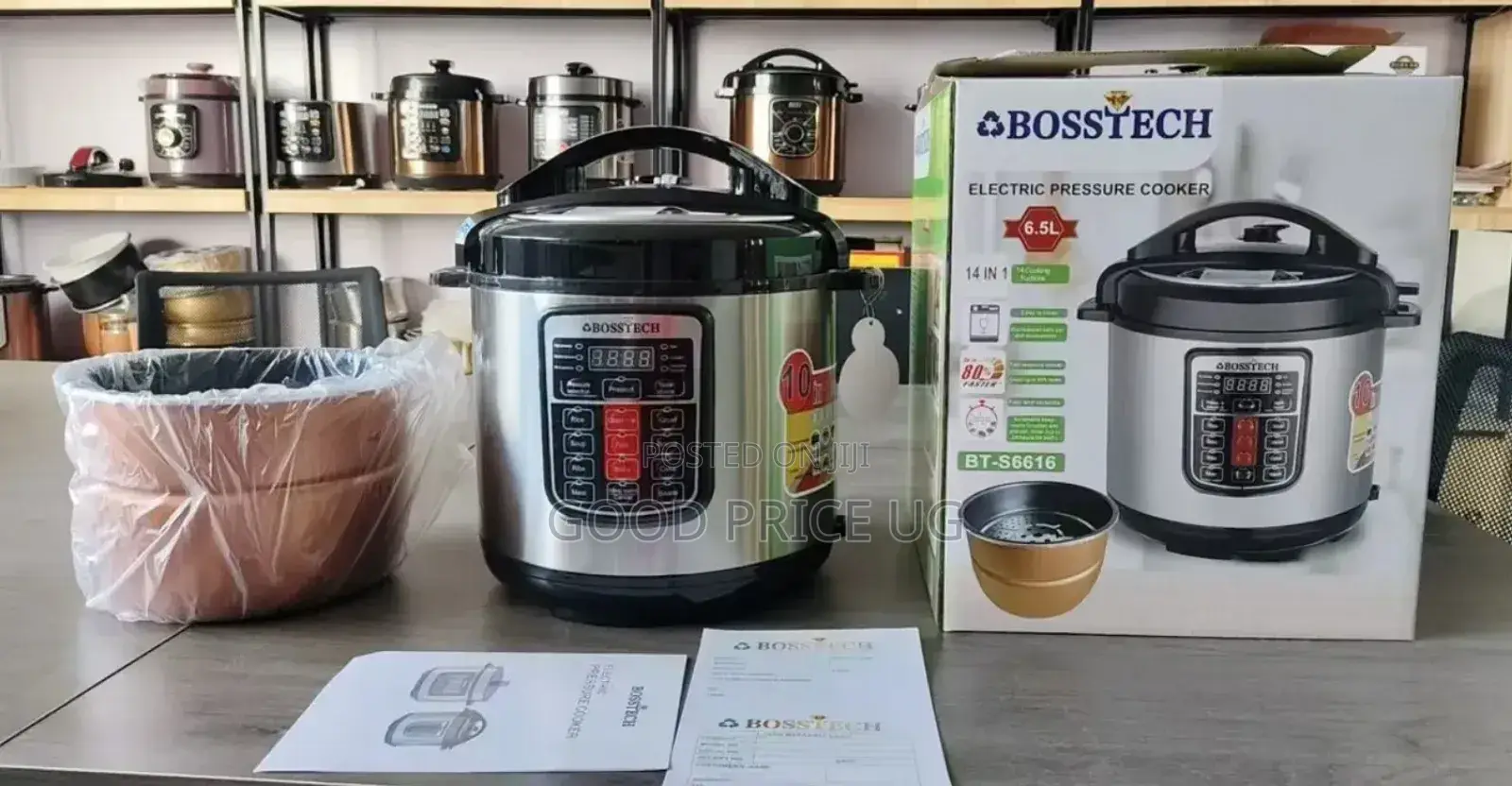 Bosstech 6.5l Pressure Cooker