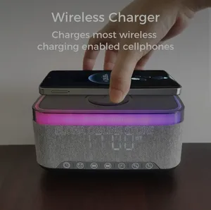 Alarm Clock Speaker With Wireless Charger