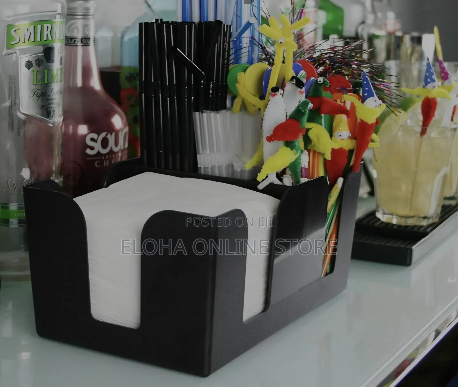 Multifunction Bar,Hotel and Home Napkins and Straw Holder