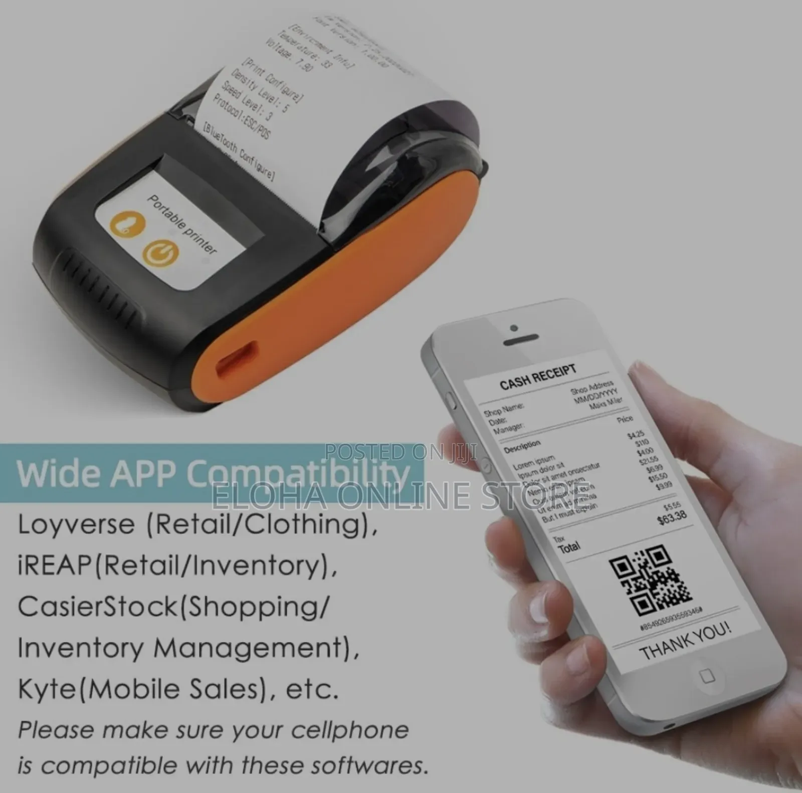 Portable Receipt Printer