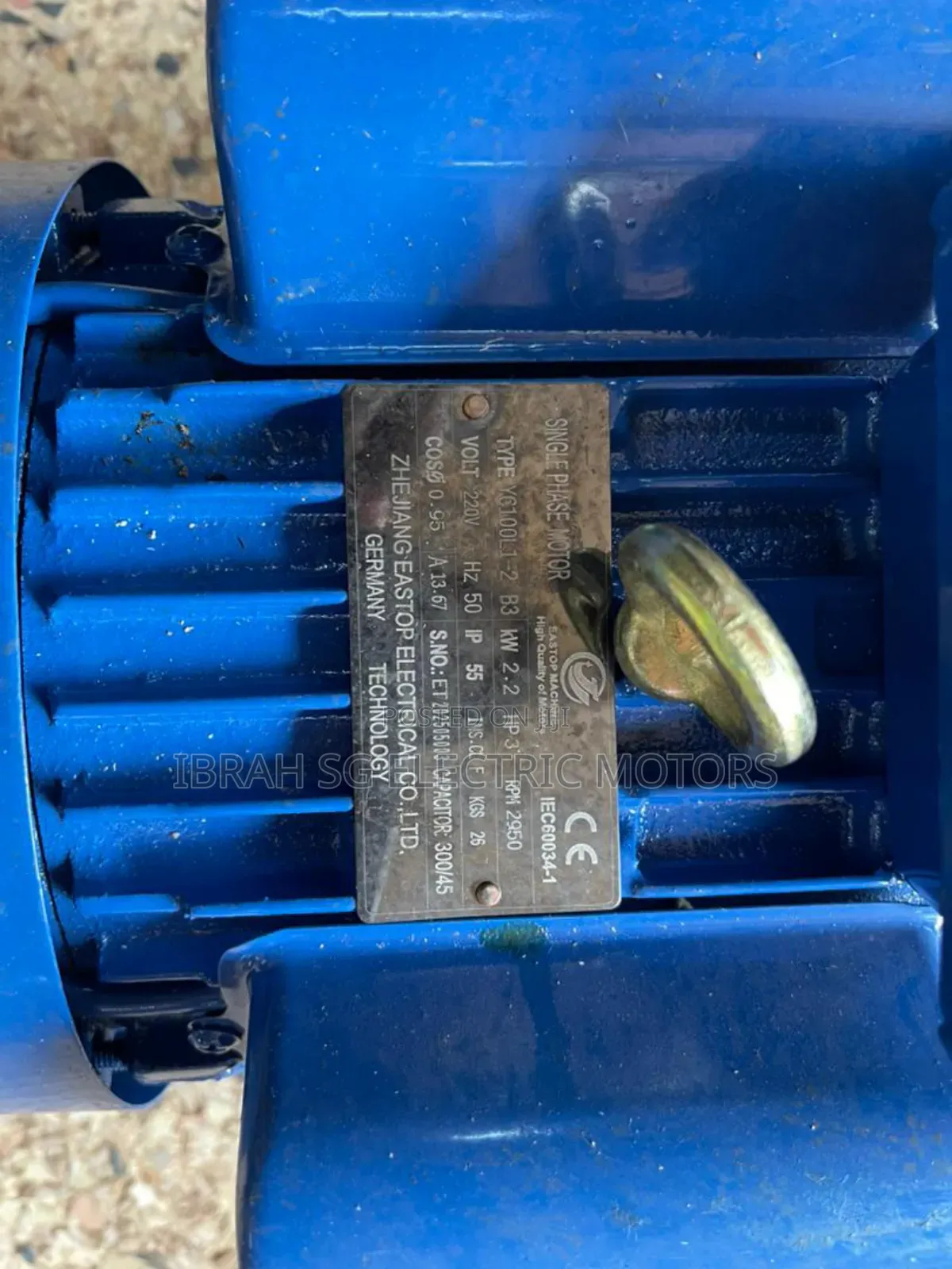 Single Phase 3hp High Speed Motor
