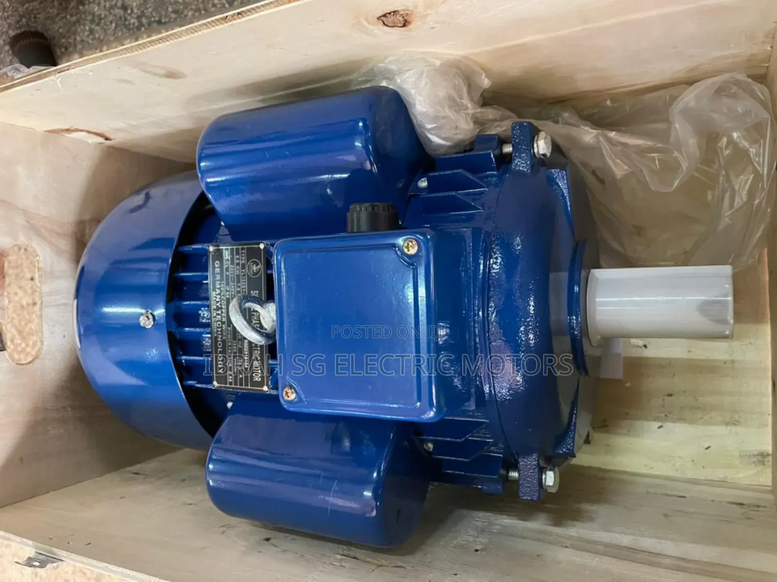 Single Phase 7.5hp High Speed Motor