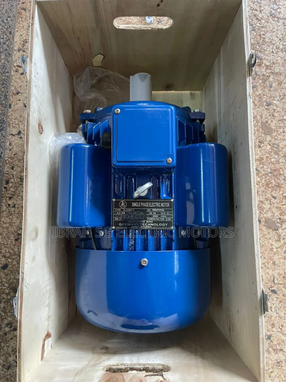 Single Phase 7.5hp High Speed Motor