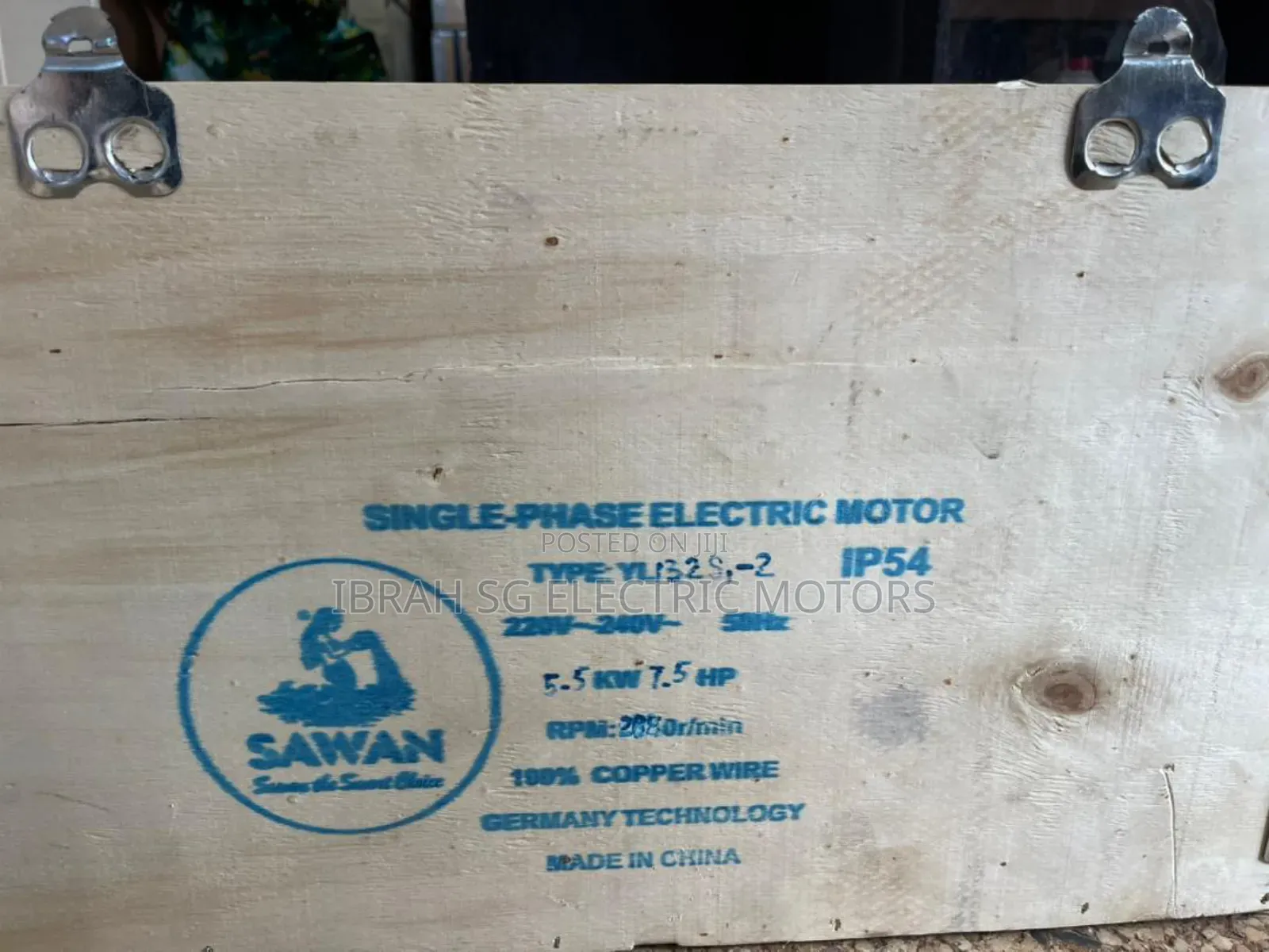 Single Phase 7.5hp High Speed Motor