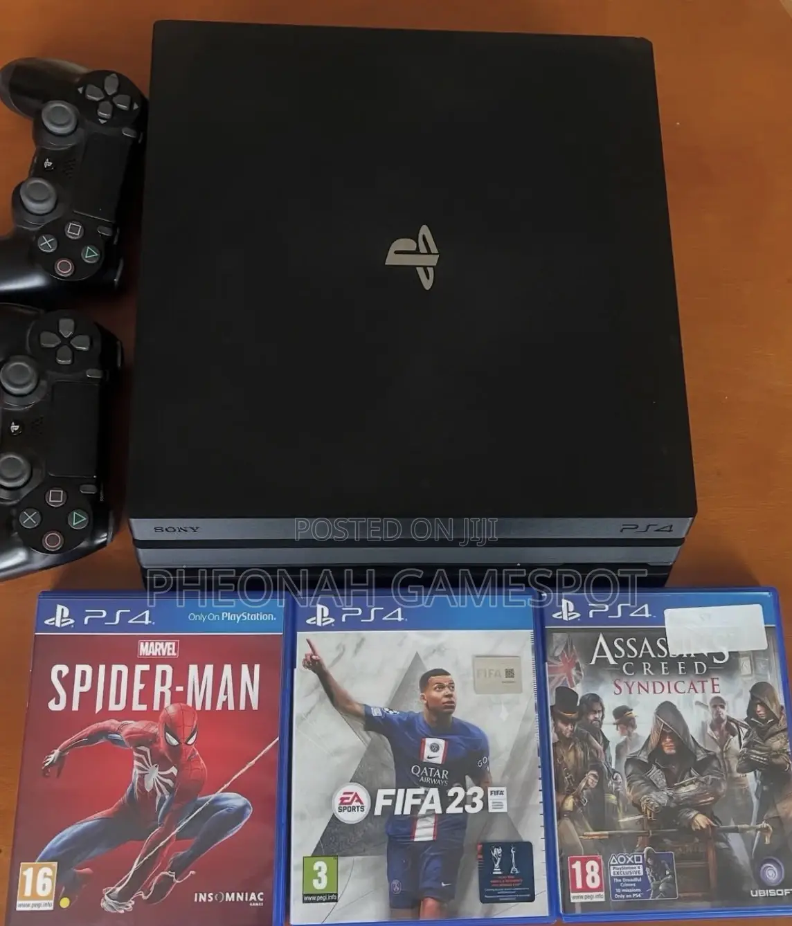 Ps4 Pro With 2controllers and 28 Games Installed, Clean and Ready Now.