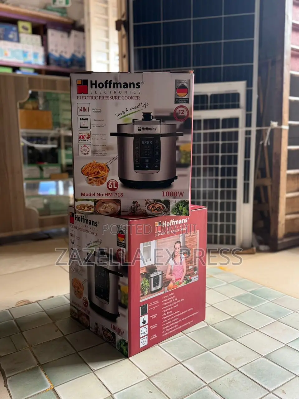Hoffmans 14in1 Electric Pressure Cooker 6l,With Steamer and Fryer