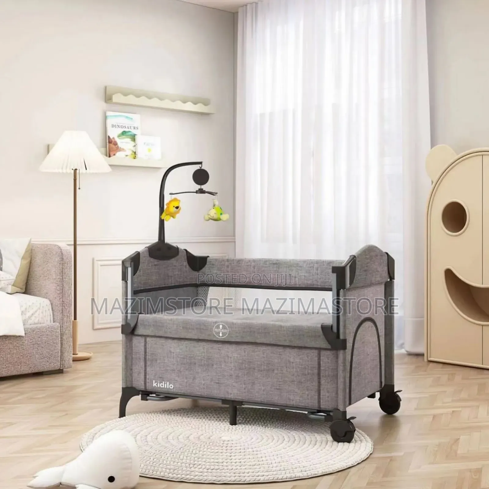 Foldable Kids Playpen Bed With Mosquito Net