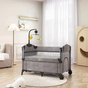 Foldable Kids Playpen Bed With Mosquito Net