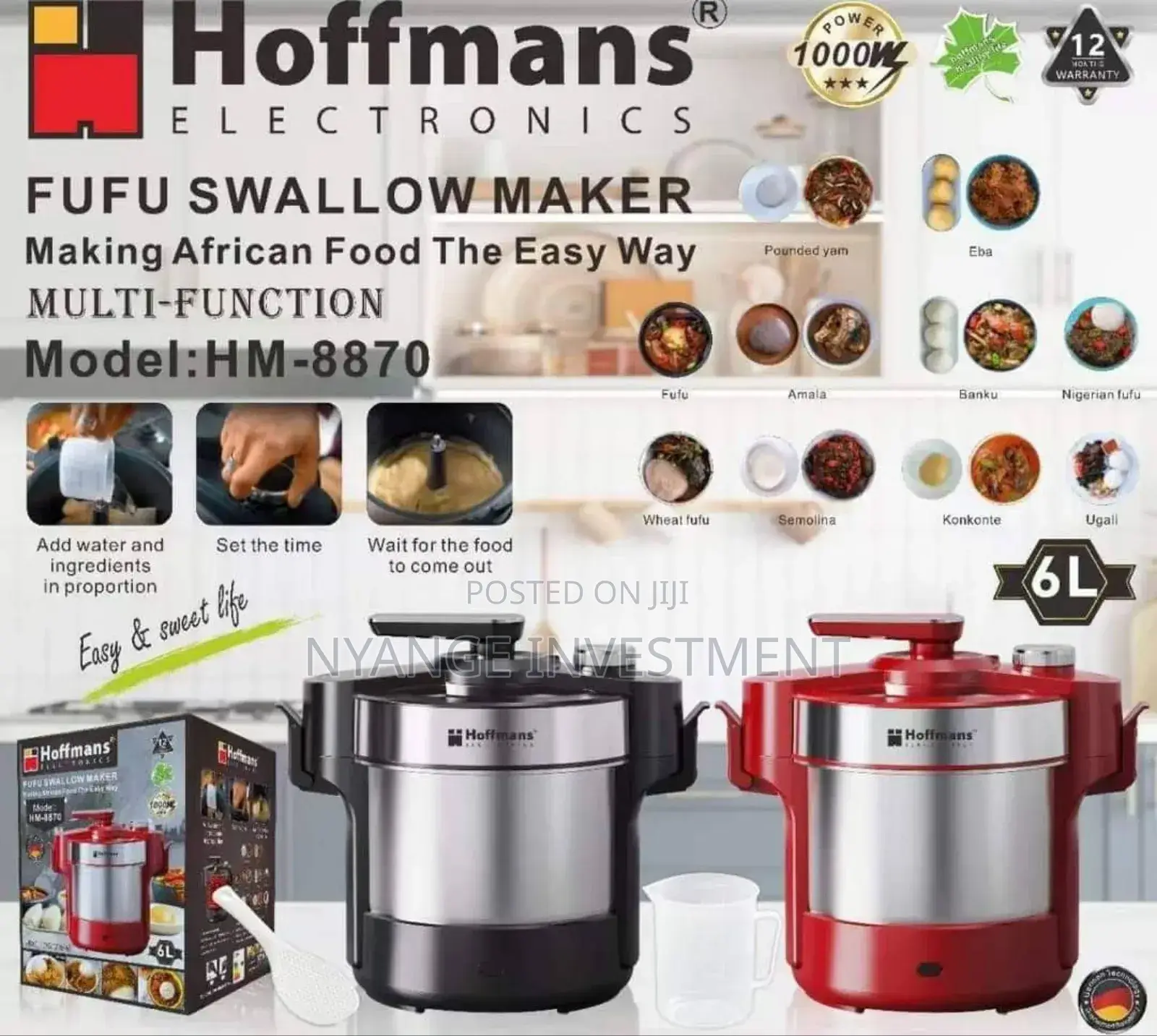 Fufu Poshi Swallow Maker