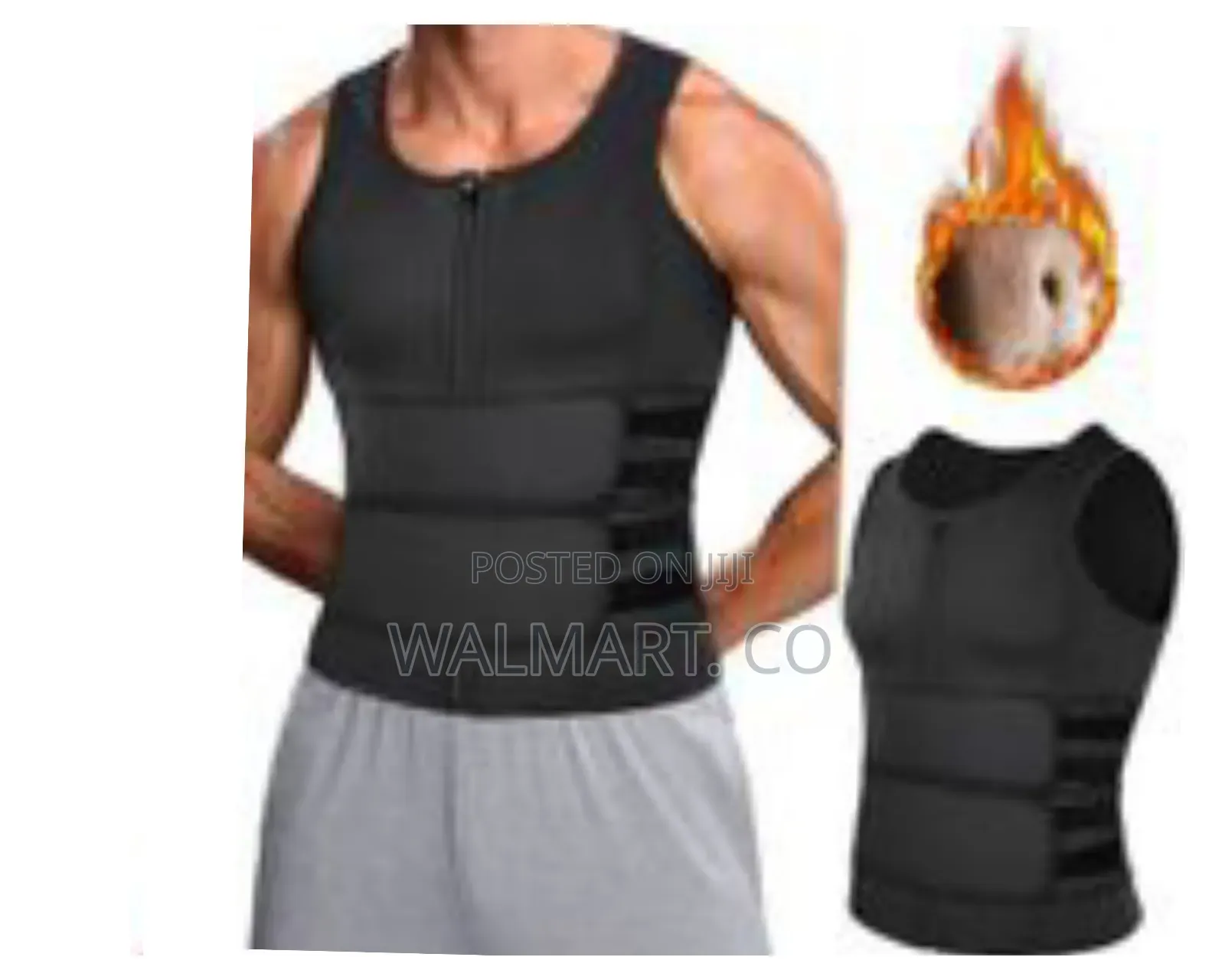 Men's Waist Trainer Vest-Black