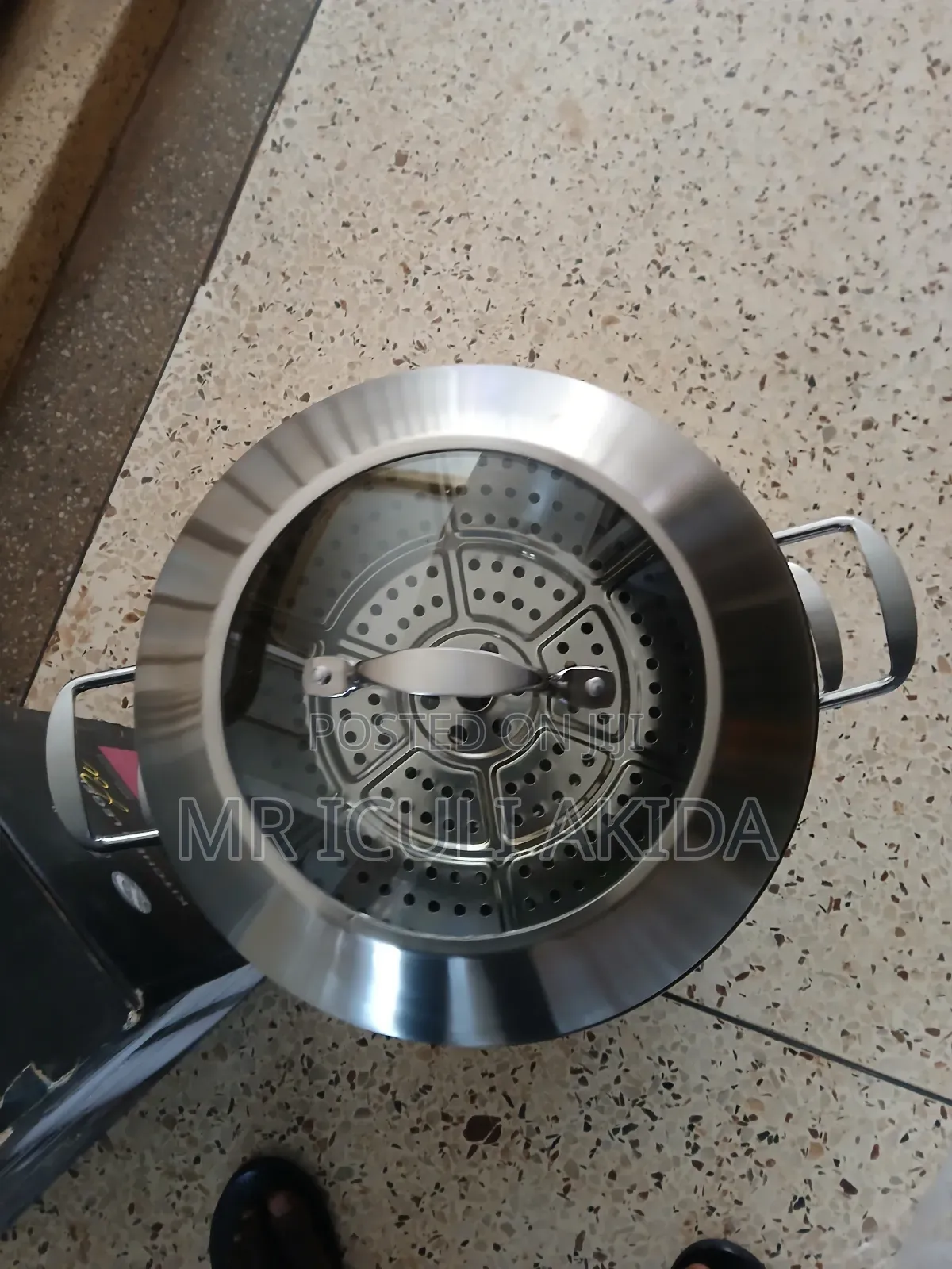 36cm Stainless Steel 3multi-Tier Food Steamer Pot(Non Electric)
