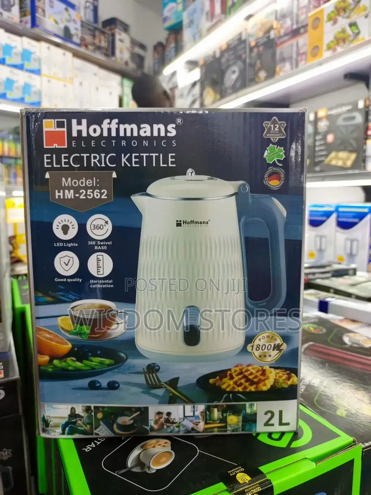 Hoffmans Electric Kettle, Model Hm-2562.